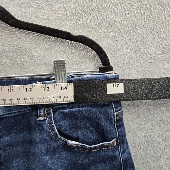 American Eagle Outfitters Women Jeans 16 REGULAR Blue Denim Jegging Curvy - Picture 8 of 10